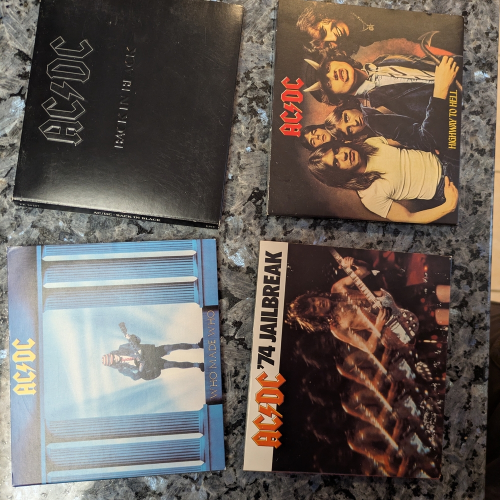 AC/DC CDs Lot Of 4